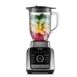 Gourmia Digital Blender with 8 Total Blend Programs, 4 Speeds & Round-Plated Tamper Gray: 1500W, Crushes Ice, Smoothie Maker