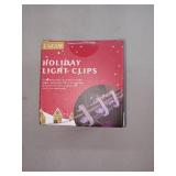 UNEAM Holiday Christmas Light Clips - Pack of 400 Clear All-Purpose Gutter Hook