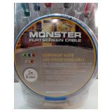 Monster FS V200 Cva-2M Flatscreen Component Video And Stereo Rca Cable Kit (6.5 ft)