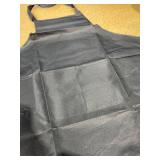 Kitchen Cooking Apron, Black. 2 Pockets.