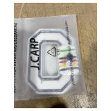 4.5 Inch Iron on Letters Patches, Embroidered Individual Letters Patch. Letter O.