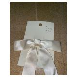 Satin Long Bow Hair Clip - A New Day Ivory.