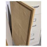 4 Drawer File Cabinet and (2) Cork Boards