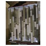 Assorted Lot of Mosaic Wall Tile, and Grout