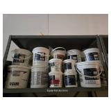 Approx 20 Assorted Tubs of Tile Grout