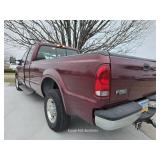 2000 Ford F250 SD Lariat Super Cab, BURGANDY