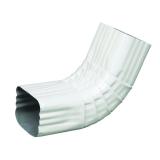 2 AMERIMAX ALUMINUM GUTTER FRONT ELBOWS WHITE