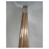 PACK of DOZEN WOODEN GARDEN/ YARD 6’ FOOT STAKES