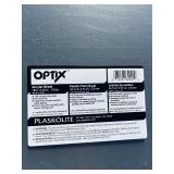 OPTIX ACRYLIC SHEET 18” x 24” .100” thick 10x STRONGER THAN GLASS