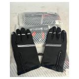 BUNDLE 3 LIGHT WEIGHT RUNNING/ CYCLING GLOVES w/ TOUCH SCREEN ABILITY size L