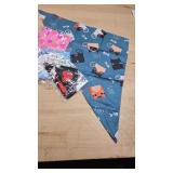 4 Pcs Patterned Medium Size Pet Bandana