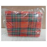 AQOTHES Red Green Plaid Tablecloth 60x120, Tartan Table Cloth Decorations, Winter Holiday Tablecloths for Rectangle Tables Parties Dining Farmhouse Kitchen Decor