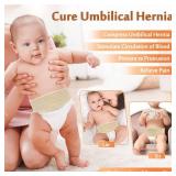 Umbilical Hernia Belt Baby Belly Button Band Newborn Cover Infant Tummy Wrap Umbilical Cord Belt Baby Support Truss Child Adjustable Belly Band Abdominal Navel Relief (Medium)