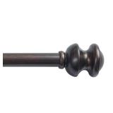 Kenney Kendall 5/8 Standard Decorative Window Curtain Rod 28-48 Antique Rust