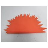 Foam Child Size Spike Orange Mohawk Hat