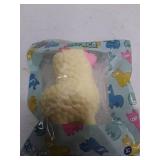 US Toy GS882 4 oz Smooshy Stress Alpacas Toy - Yellow