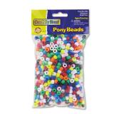 Creativity Street Pony Beads Solid Colors Bright Hues 1000/Pkg.