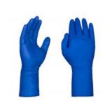 Blue Unlined Latex Premium Honeycomb Grip Gloves Small/7 1 Dozen