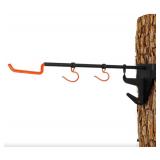 Herron Outdoors Tree Stand Bow & Gear Hanger for Hunting Accessories with Non Slip Grip Hooks and Ratchet Mount Straps