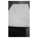 Holiday Inn Bedding Collection Shimmer Pattern Solid White Throw Blanket - Queen