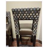 (2) Bar Height Cushioned Stools