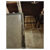 (4) Black And Grey Rectangle Dining Room Tables