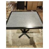 (4) Black And Grey Rectangle Dining Room Tables