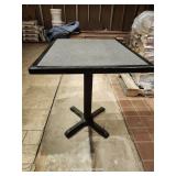 (4) Black And Grey Rectangle Dining Room Tables