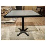 (4) Black And Grey Rectangle Dining Room Tables