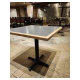 (4) Brown And Grey Rectangle Dining Room Tables