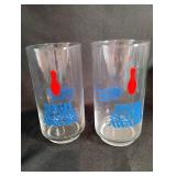 Pair of High Score Bowling Glasses