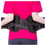 King of Kings Lower Back Brace Pain Relief with Pulley System - Lumbar Support Belt for Women and Men - Adjustable Waist Straps for Sciatica, Spinal Stenosis, Scoliosis or Herniated Disc - Small