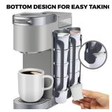 kedofa K Cup Holder for Keurig: Coffee Pod Holder for Counter Small Space - Kcup holder for Wall Mount (2, Gray)