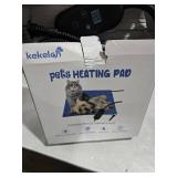 KEKELAN Pet Heating Pad for Cats, Indoor Outdoor Waterproof Electric Heated Pad Mat for Dogs with Chew Resistant Cord,5 Timer and 6 Level Temperature Pet Bed Warmer-17.7x17.7