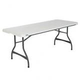 Lifetime Commercial Folding Table - White - 6