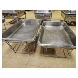 Set of 2 Chafing Dish Food Warmers - no lids