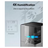 Humidifier Large Room, LACIDOLL 26L/6.8Gal Whole House Humidifiers for Home 3000 sq.ft, 3000ml/H Cool Mist Humidifier Baby, Top Fill Humidifiers for Bedroom Plant with 360Â° Nozzle & Extension Tube 