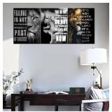 Lion Motivational Canvas Print Wall Art Office Animal Inspirational Picture Animal Poster Painting Modern Inspiring Artwork for Home Living Room Bedroom Office Decor Ready to Hang [36