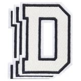 3.1 Inch Iron on Letters Patches, Embroidered Individual Letters.