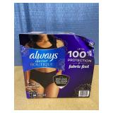 Always Discreet Disposable Underwear for Women Size Large 36ct