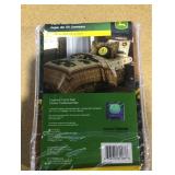 John Deere Bedding Traditional Tractor and Plaid Collection Bed Skirt, Twin