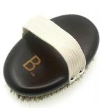 Exfoliating Dry Lymphatic Drainage Brush with Wooden Handle and Natural Sisal Bristles