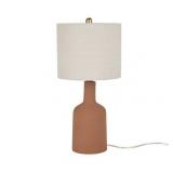 22 Terracotta Ceramic Table Lamp - Nourison - Retail: $85