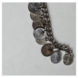 Vintage Pakistan Coin Bracelet