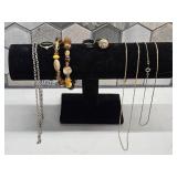 Jewelry Bundle: Rings, Necklace Chains, Bracelet