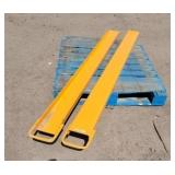 Unused 2024 Wolverine Pallet Forks Extensions 8ft | EX-66-78L