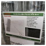 Unused Hot-Dip Galvanized Welded Wire Mesh 6ft 5 in x 7ft 8 in QTY 9 Rolls