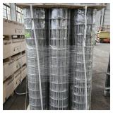 Unused Hot-Dip Galvanized Welded Wire Mesh 6ft 5 in x 7ft 8 in QTY 9 Rolls