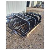 Unused 2025 JCT Skid Steer Rock Grapple Bucket