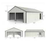 Unused 2024 Portable Metal Shed 25 x 33FT